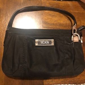 TUMI black wristlet